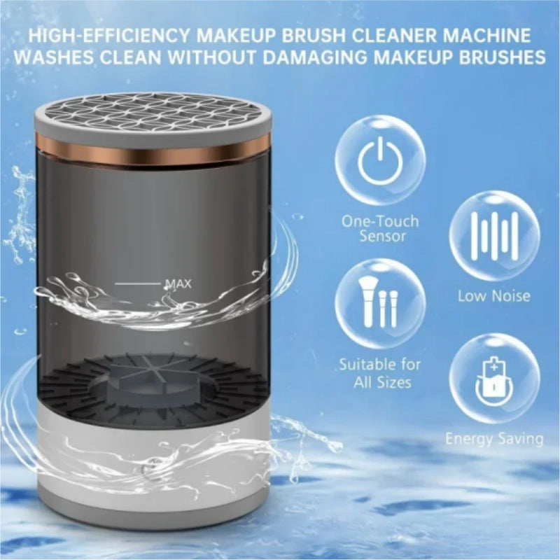 Automatic Makeup Brush Cleaner – Clean Brushes in 30 Seconds